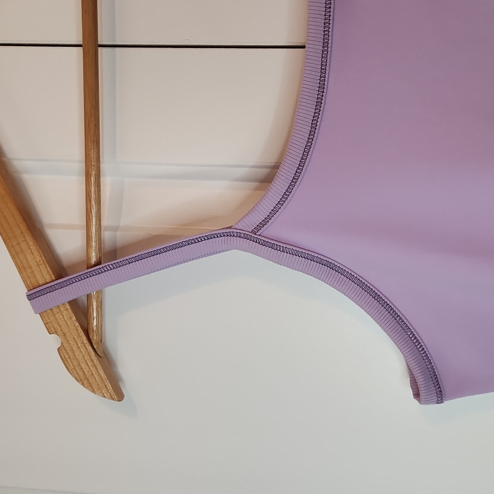 Nike Women's Lavender Athletic Bike Shorts Romper - Picture 4 of 13